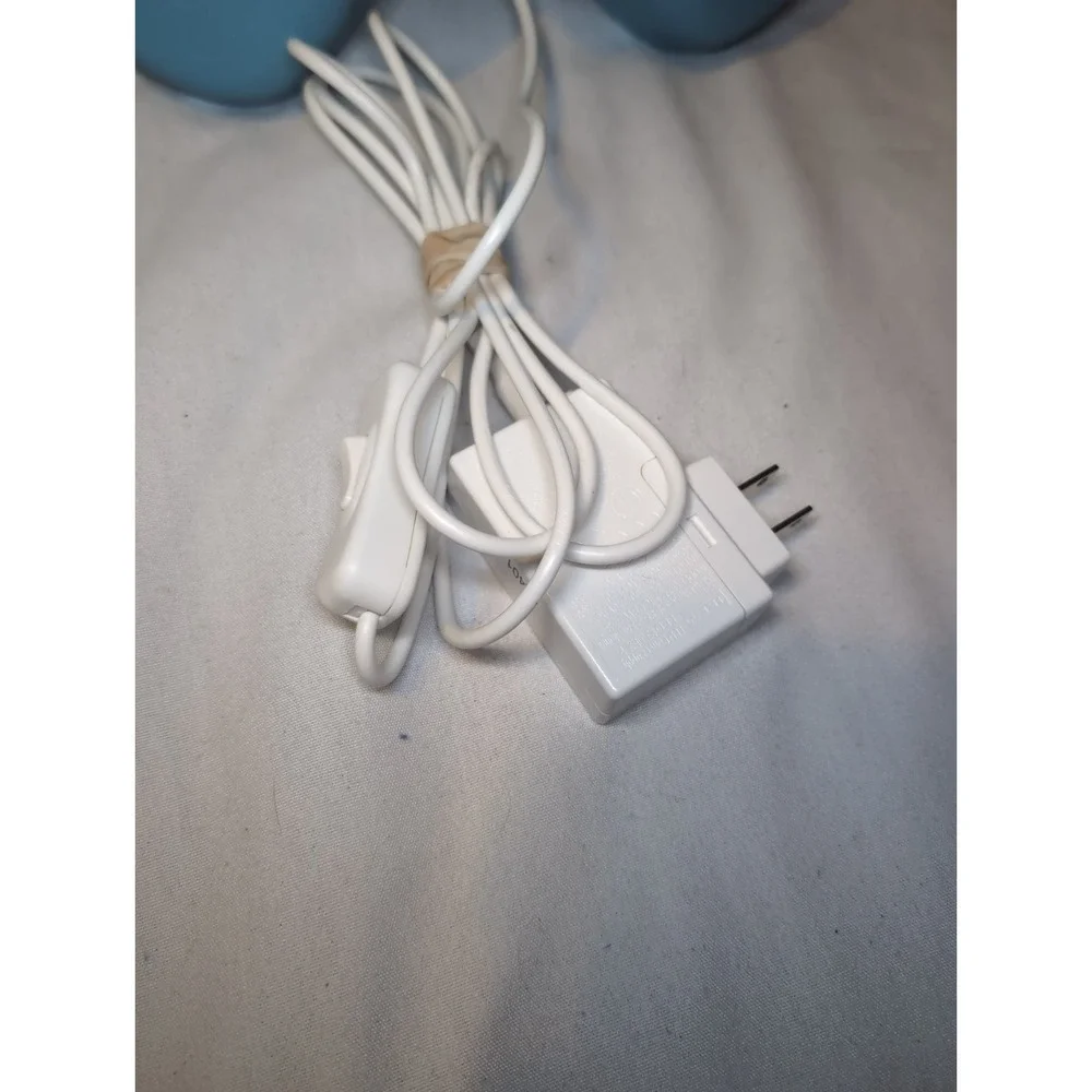 IKEA UPPLYST Butterfly Blue Wall Light Night Lite Hanging w/Power Adapter Tested